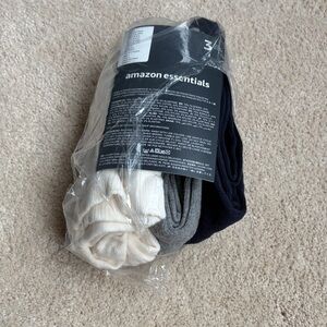 Amazon Essentials Girls Tights-Navy, Gray, Cream